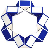 Міні-головоломка Rubiks Змійка біло-блакитна (RK-000146)