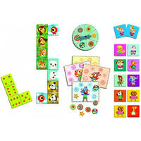 Настільна гра DJECO Маленькі друзі 3 в 1 (DJ08131)