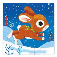 Перші пазли DJECO Зайці  3 шт (DJ07140)