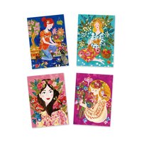 Набір для малювання блискітками DJECO Аромат квітів (DJ09508)