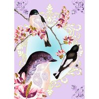 Набір для малювання DJECO Птахи з блискітками (DJ09501)