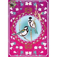 Набір для малювання DJECO Птахи з блискітками (DJ09501)