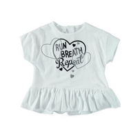 Біла футболка iDO для дівчинки 3 років (4.U345.00/0113) 