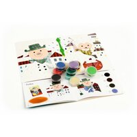 Художній комплект малювання кольоровим піском Djeco Панда і його друзі (DJ08630)