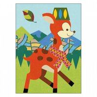 Художній комплект малювання кольоровим піском Djeco Панда і його друзі (DJ08630)