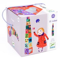 Пірамідка Djeco Кумедні кубики Мої друзі (DJ08505) 