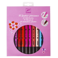 Набір фломастерів-пензлів двосторонніх DJECO Дівчата, 10 шт. (DJ08802) 