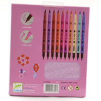 Набір фломастерів-пензлів двосторонніх DJECO Дівчата, 10 шт. (DJ08802)