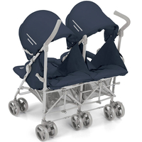 Коляска-трость для двойни CAM TWIN FLIP, синий (850/27)