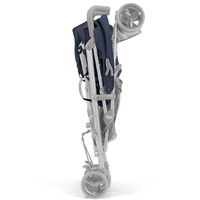 Коляска-трость для двойни CAM TWIN FLIP, синий (850/27)