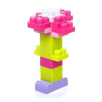 Конструктор Mega Bloks First Builders Рожевий, 60 шт. (DCH54)