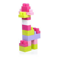 Конструктор Mega Bloks First Builders Рожевий, 60 шт. (DCH54)