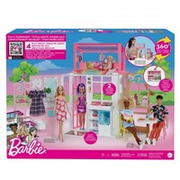 Портативний будиночок Barbie 2-поверховий (HCD47)