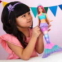 Лялька-русалонька Barbie Дрімтопія Сяючий хвостик (HDJ36)