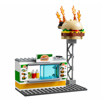 Конструктор LEGO City Пожежа в бургер-барі (60214)