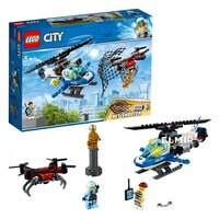 Конструктор LEGO City Повітряна поліція: переслідування з дроном (60207)