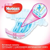 Підгузки Huggies Ultra Comfort 3 для дівчаток (56 шт.)