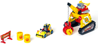  Ігровий набір T-Racers Турбокрани (машинка-конструктор, гонщик, аксесуари) 