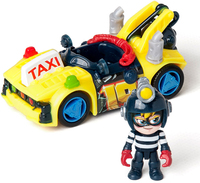  Ігровий набір T-Racers Турбокрани (машинка-конструктор, гонщик, аксесуари) 