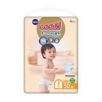 Підгузки-трусики Goo.N Premium Soft для дітей вагою 7-12 кг, розмір M, унісекс, 50 шт. (4902011862270) 