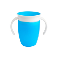 Поїльник-непроливайка Munchkin Miracle 360° з кришкою, 207 мл блакитна (051854)