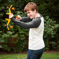 Іграшковий лук з мішенню Zing Air Storm Bullz Eye Помаранчевий