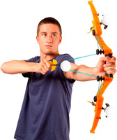   Игрушечный лук Zing Air Storm Арбалет Оранжевый 3 стрелы (AS979O) 