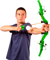   Игрушечный лук Zing Air Storm Арбалет Зеленый 3 стрелы (AS979G) 