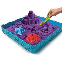 Набор кинетического песка Kinetic Sand Замок из песка фиолетовый 454 г (71402P)