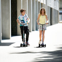 Самокат Micro серії Maxi PRO Deluxe сірий/аква (MMD088)