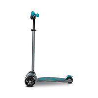 Самокат Micro серії Maxi PRO Deluxe сірий/аква (MMD088)