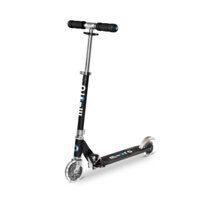 Самокат MICRO Sprite LED, чорний (SA0225) 