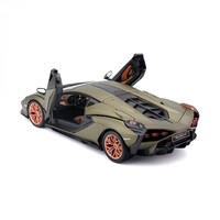 Автомодель Bburago Lamborghini SIÁN FKP 37, в асорт. зелений металік, червоний металік, 1:24 (18-21099)
