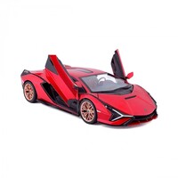 Автомодель Bburago Lamborghini SIÁN FKP 37, в асорт. зелений металік, червоний металік, 1:24 (18-21099)