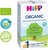  Органическая детская сухая молочная смесь HiPP Organic 1, 300 г 