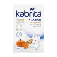 Мультизлаковая каша Kabrita на основе козьего молока с тыквой (8716677007991) 