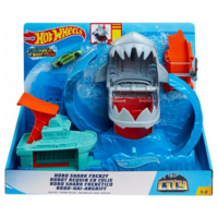 Ігровий набір Hot Wheels Зміни колір Голодна Акула-робот (GJL12)
