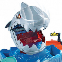 Ігровий набір Hot Wheels Зміни колір Голодна Акула-робот (GJL12)