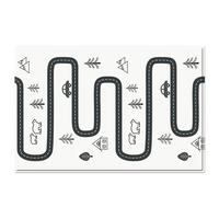 Дитячий килимок BabyCare Nordic Trails Morning Fog W/arrows, 2100х1400х13 мм (90368)