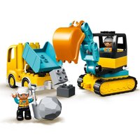 Конструктор  LEGO Duplo Вантажівка та гусеничний екскаватор (10931)