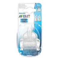 Соска Philips Avent на 3 отвори з 3 місяців, 2 шт. (SCF633/27)  
