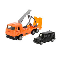 Ігровий набір - Евакуатор (евакуатор, ліц. машинка в асорт.) (SB-16-27+(G+L)-WB(CIS))