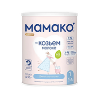 Сухая смесь MAMAKO Premium 1 на основе козьего молока с олигосахаридами грудного молока, 400г 