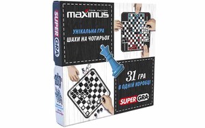 Набір MAXIMUS Шахи на чотирьох гравців, 31 гра (5475) 