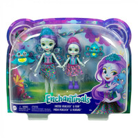 Ігровий набір Enchantimals Пава Петтер з молодшою сестричкою (HCF83)