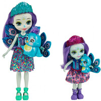 Ігровий набір Enchantimals Пава Петтер з молодшою сестричкою (HCF83)