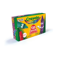 Набір CRAYOLA воскової крейди, 120 шт. зі стругачкою (52-6920) 