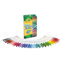 Набір фломастерів Supertips CRAYOLA washable, 50 шт. (7555) 