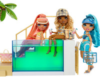 Ігровий набір для ляльок Rainbow High серії Pacific Coast Вечірка біля басейну, світло (578475)