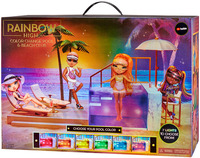 Ігровий набір для ляльок Rainbow High серії Pacific Coast Вечірка біля басейну, світло (578475)